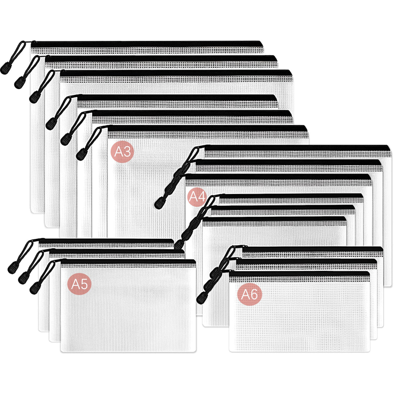 File Folder Hanging - Сетчатая сумка для хранения на молнии,