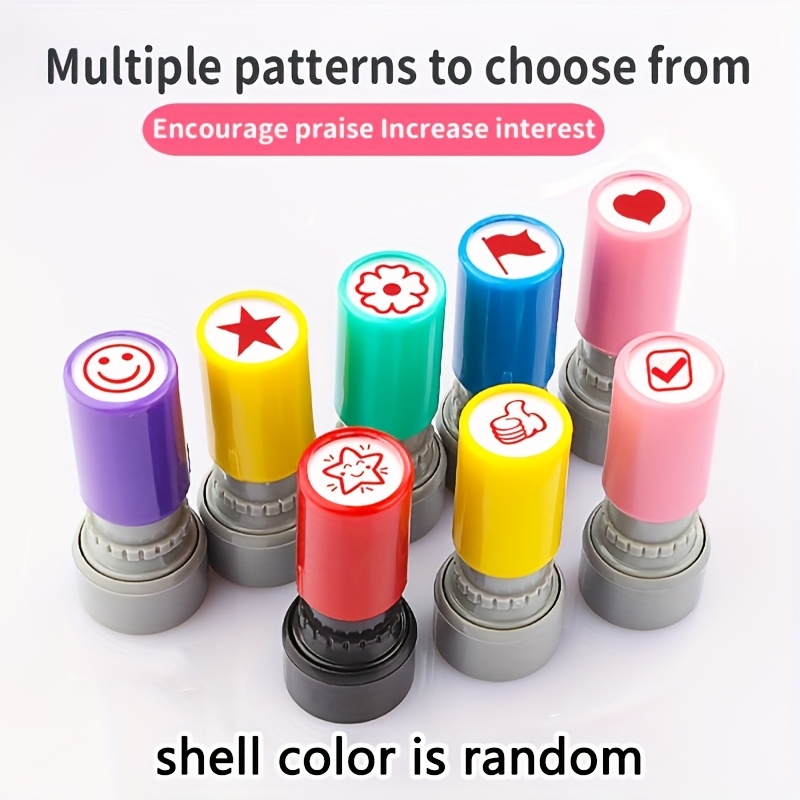 Self Inking Stamp - Набор цветных самонаборных штампов для учителей,