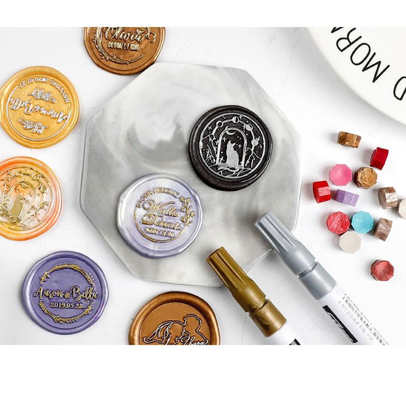 50 шт., восковая печать для ск – обзор и цена Wax Seal Stamp Kit