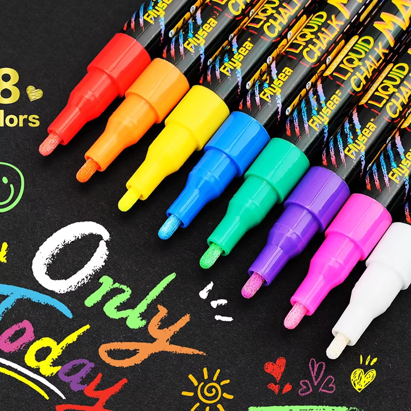 8 шт. жидкие меловые маркеры-м – обзор и цена Whiteboard Marker Set