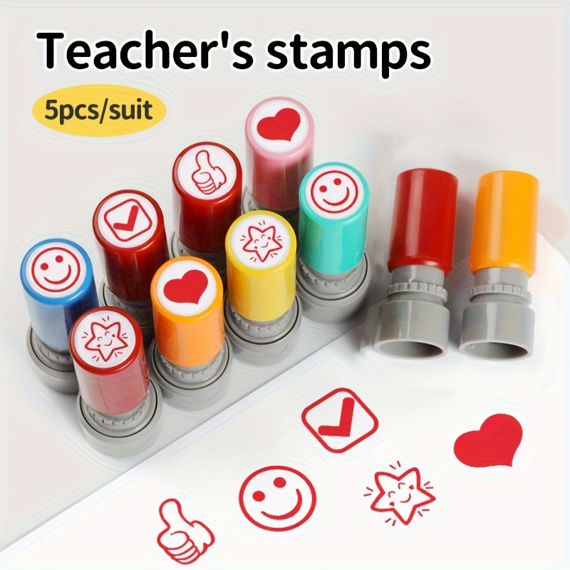 Набор цветных самонаборных шта – обзор и цена Self Inking Stamp