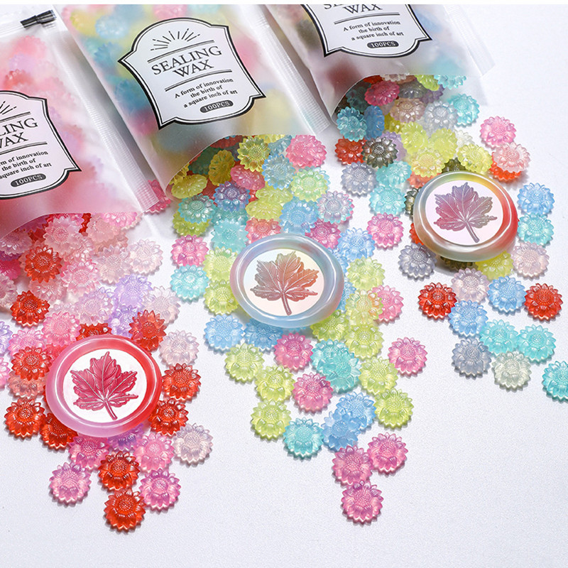 100 шт. полупрозрачные сургучн – обзор и цена Wax Seal Stamp Kit